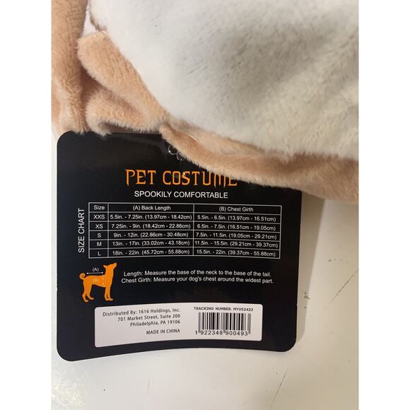 Halloween Full Body Hotdog Dog Cat Pet Costume Size M Seasonal NEW - Picture 9 of 9